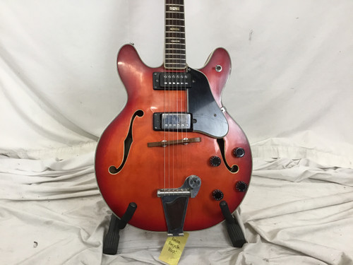 Vist Large View of Product Image Which is Used Epiphone MIJ 5102TF Vintage Semi-Hollow Electric Guitar Red 6-String 40012-S000289761