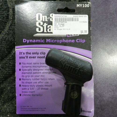 Used On Stage MIC CLIP Pro Sound Accessory 40105-S000074736