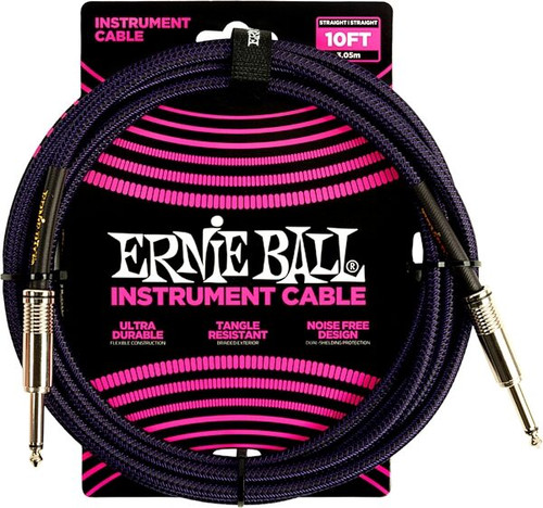 Vist Large View of Product Image Which is New E BALL 10 FT CABLE BLACK