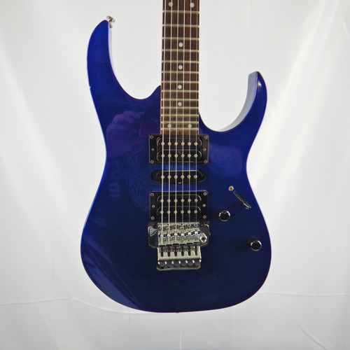 Vist Large View of Product Image Which is Used Ibanez RG-250 Electric Guitar Blue 6-String