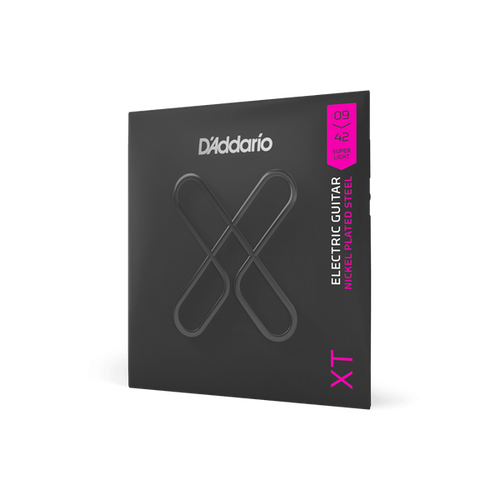 Vist Large View of Product Image Which is New D'Addario XTE0942 09-42 Super Light Coated Electric Guitar Strings