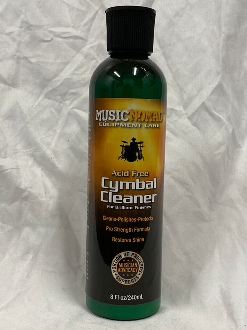 Vist Large View of Product Image Which is New MUSIC NOMAD CYMBAL CLEANER- acid free