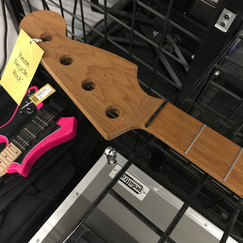 Used Warmoth UNFINISHED ROASTED MAPLE P BASS NECK Guitar - Other 41123-S000109035