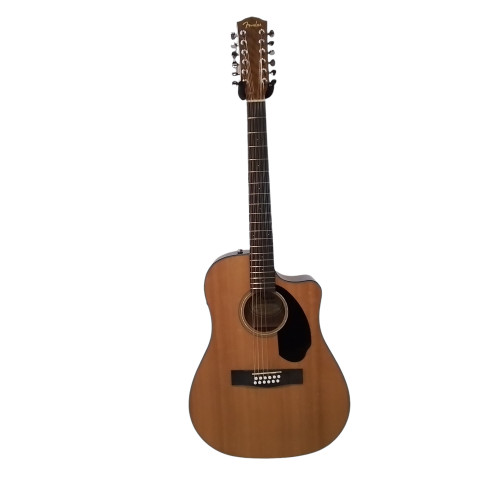 Used Fender CD-60SCE DREAD 12 Acoustic Guitar Wood 40009-S000298276