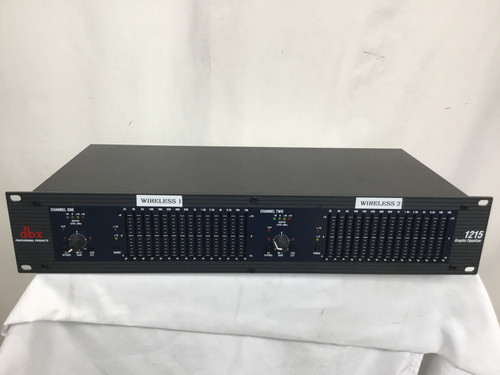 Used DBX 1215 GRAPHIC EQ Equalizer 40012-S000290736