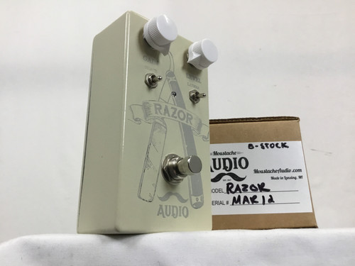 Used MOUSTACHE AUDIO RAZOR BOOST PEDAL Guitar Effects Pedal 40012-S000290767