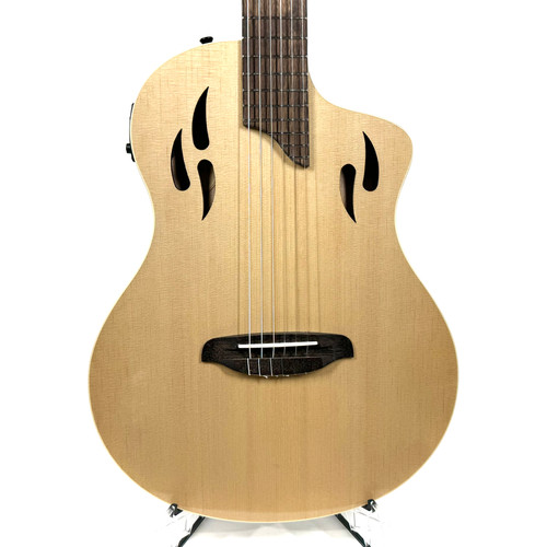 Vist Large View of Product Image Which is Ortega RTPSTD Nylon-String Acoustic-Electric Guitar Natural