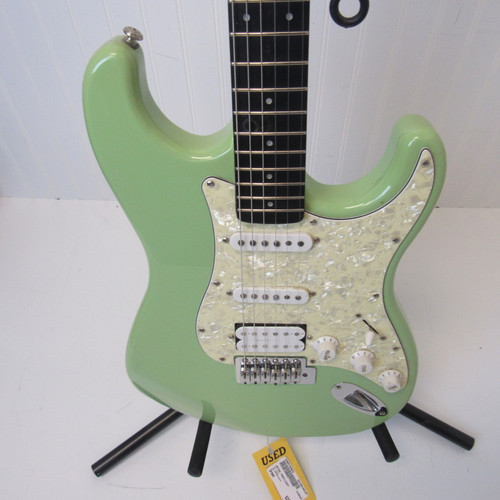Used OPTEK FRETLIGHT Electric Guitar Green 6-String 40107-S000148603