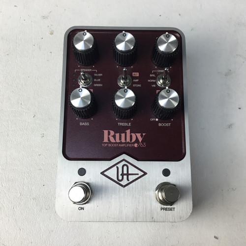 Used UNIVERSAL AUDIO 63 RUBY BOOST Guitar Effect 41110-S000066031
