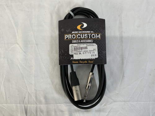 Vist Large View of Product Image Which is New PROCO BAL 10 FT M TO 1/4