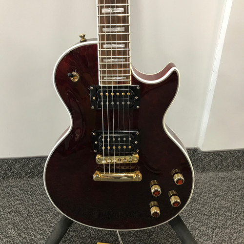 Used Epiphone LES PAUL CUSTOM PROPHECY PLUS Electric Guitar Red 6-String 41125-S000037059