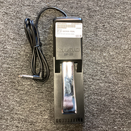 Used Casio SP-20 SUSTAIN PEDAL Keyboard Pedal 40111-S000180942