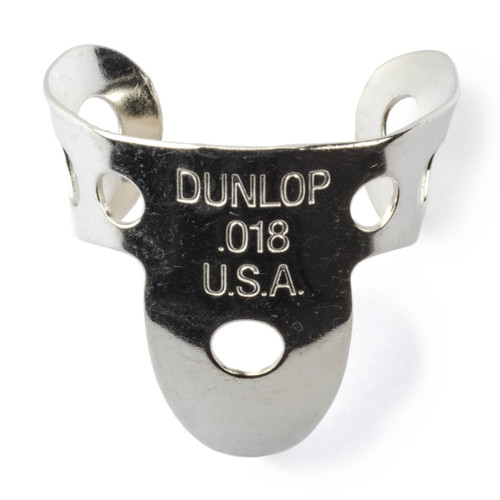 Vist Large View of Product Image Which is New Dunlop Nickle Silver Fingerpicks Various Sizes (sold individually)
