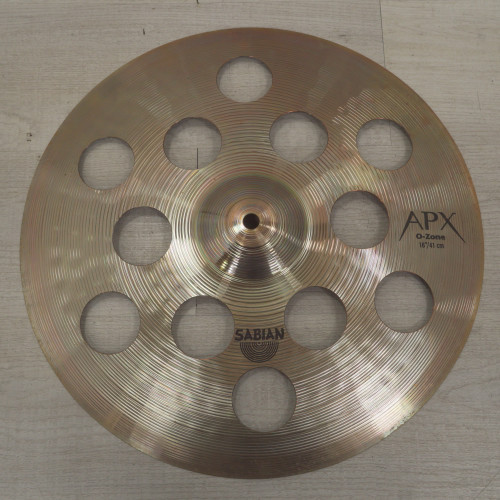 Used Sabian 16" APX O-Zone Crash Cymbal 40015-S000316181