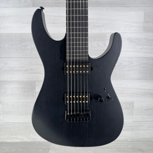 Used ESP LTD Alex Wade AW-7 Baritone Electric Guitar - Black 40112-S000173573