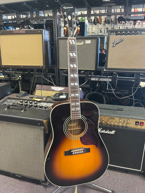 Vist Large View of Product Image Which is Used Epiphone HUMMINGBIRD ARTIST Acoustic Guitar Tobacco Sunburst