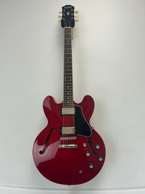 Used Epiphone ES-335 IG Electric Guitar Red 6-String 41124-S000198036