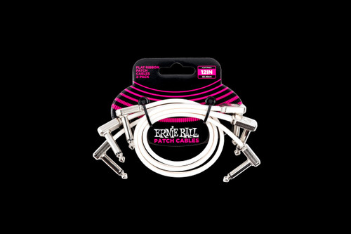 Vist Large View of Product Image Which is New ErnieBall 12in FlatCable 3pack