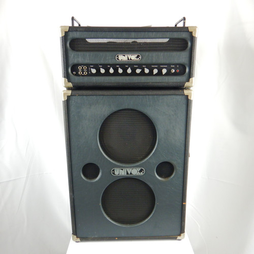 Used Univox U-1226 HEAD AND U1205 212 CABINET Vintage Tube Guitar Combo 40123-S000123581