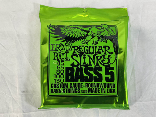 Vist Large View of Product Image Which is New ERNIE BALL-5STR-REG SLINKY