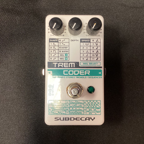 Vist Large View of Product Image Which is Used Subdecay TREMCODER Guitar Effect