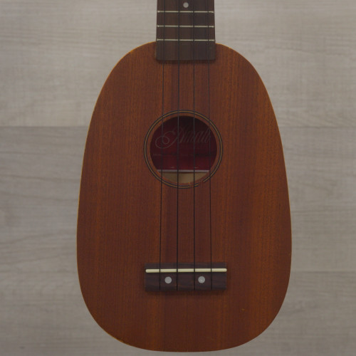 Vist Large View of Product Image Which is Used Amahi UK140W Pineapple Soprano Ukulele Mahogany 40015-S000316623