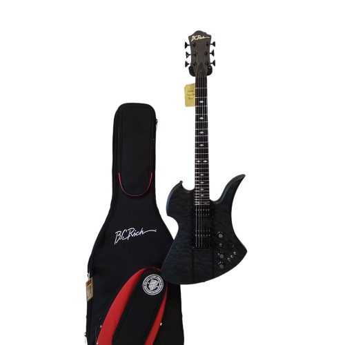 Used BC Rich MOCKINGBIRD STQ W/BC RICH GIGBAG Electric Guitar Black 6-String 40009-S000298982
