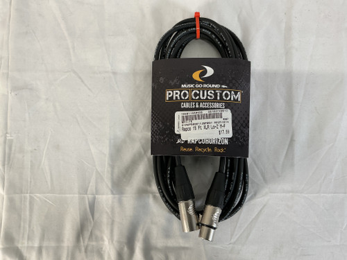 Vist Large View of Product Image Which is New Rapco 15 Ft XLR Lo-Z M-F