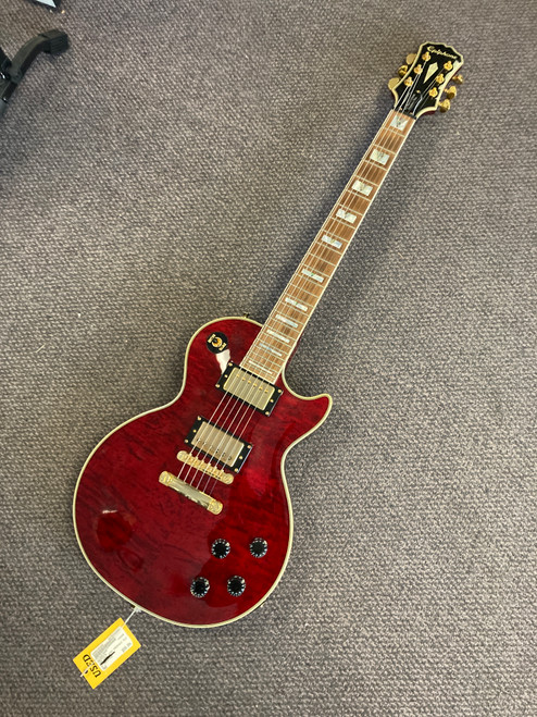 Vist Large View of Product Image Which is Used Epiphone LES PAUL CUST PROPHECY PLUS Electric Guitar Red 6-String