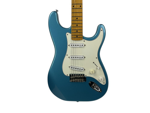 Used Schecter TRADITIONAL STANDARD Electric Guitar Blue 6-String 41120-S000030216