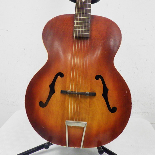Used Silvertone H710 Archtop Vintage Guitar AS IS CRACKED 40042-S000246998