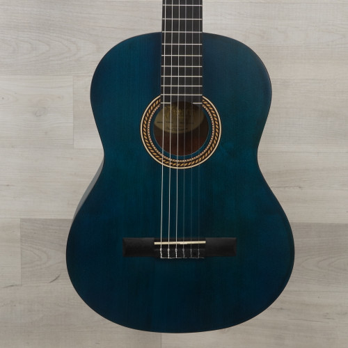 Used Valencia VC204 Classical Acoustic Guitar Blue 40015-S000317173