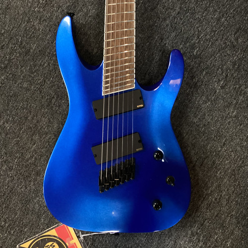 Vist Large View of Product Image Which is Used Jackson X SERIES SLAT7 MS SOLOIST ARCHTOP Electric Guitar Blue 7-String