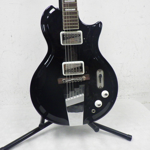 Used Supro Black Holiday Black Electric Guitar 40042-S000247102