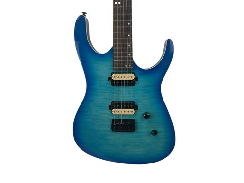 Used LEO JAMYZ MONSOON Electric Guitar Blue 6-String 41120-S000030308