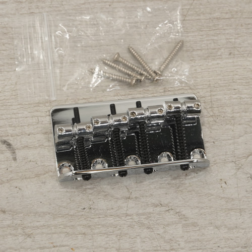Vist Large View of Product Image Which is Used Fender 4-string Bass Bridge - Chrome