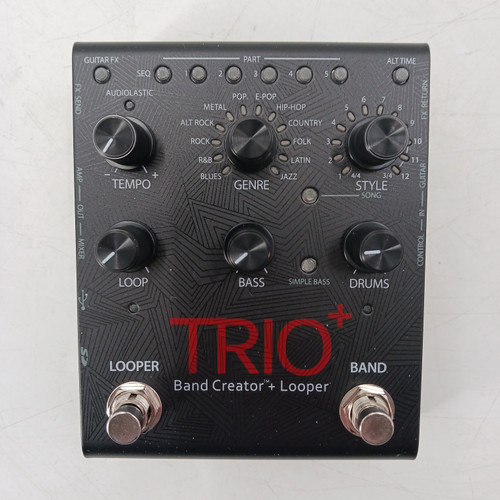 Vist Large View of Product Image Which is Used Digitech TRIO + BAND CREATOR LOOPER W/FS3X Guitar Effect