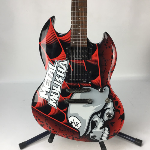 Used LTD VIPER-MM METAL MULISHA SG Type Electric Guitar Custom Graphics 6-String 41110-S000066589