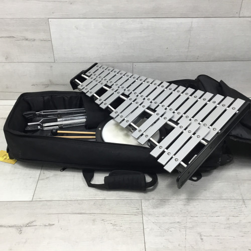 Used Pearl Bell Kit With Drum Pad, Stand, and Bag 40051-S000106748