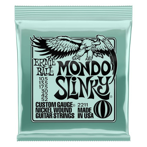 Vist Large View of Product Image Which is New Ernie Ball Mondo Slinky Nickel Wound Electric Guitar Strings 10.5-52 Gauge