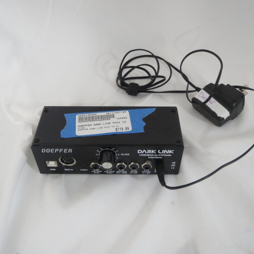 Used DOEPFER DARK LINK MIDI TO CV Keyboard Accessory 41128-S000100699