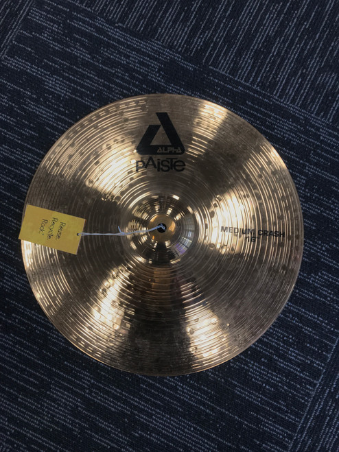Vist Large View of Product Image Which is Used Paiste ALPHA MEDIUM CRASH 16 Cymbal 16"