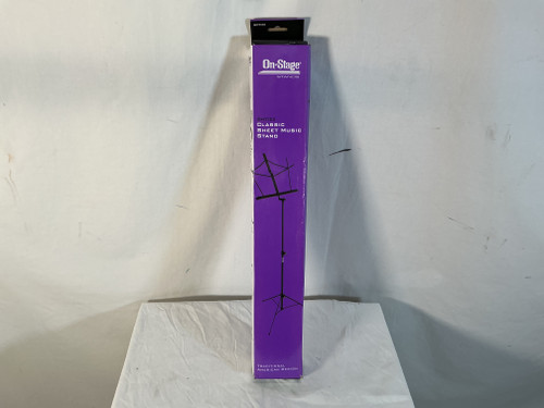 Vist Large View of Product Image Which is New O/S MUSIC STAND BLK W/CS 40012-SM7122BB