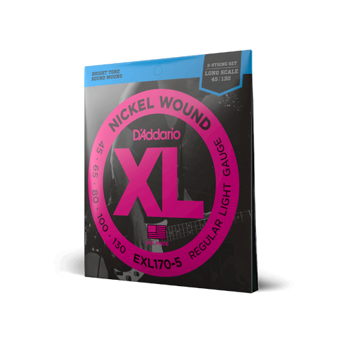 Vist Large View of Product Image Which is New DADDARIO 5 STR 45-130 BS guitar strings