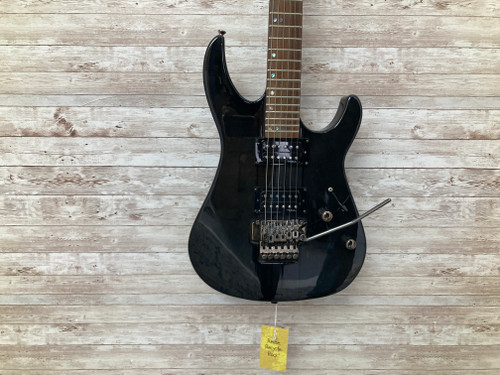 Vist Large View of Product Image Which is Used Hohner HR-1000 FR NECK THRU Super S Electric Guitar Black 6-String