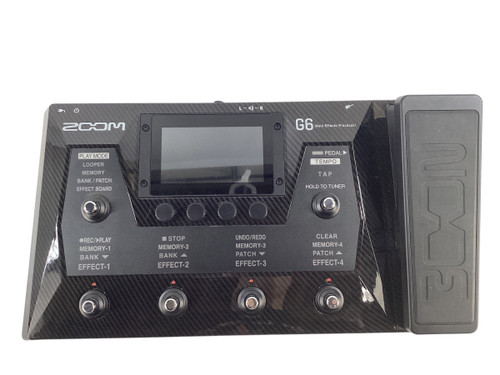 Used Zoom G6 Multi FX w/ AC Floorboard Effect 41115-S000108518