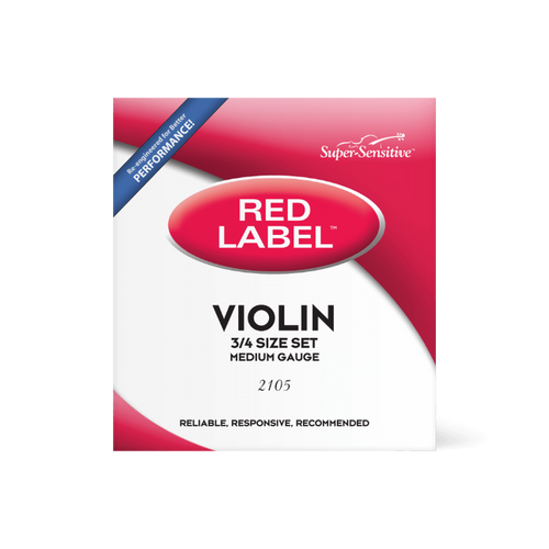 Vist Large View of Product Image Which is New SSENSITIVE 3/4 STRING SET VIOLIN