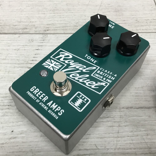 Used Greer Amps Royal Velvet Overdrive Pedal 40051-S000112305