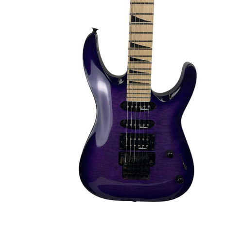 Used Jackson JS34Q DINKY Super S Electric Guitar Purple 6-String 41120-S000030525