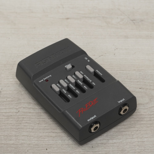 Used Fishman PRO EQ II Accoustic PreAmp Pedal 40015-S000317896